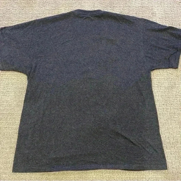 Kansas Jayhawks Logo Russell Athletics Mens T-Shirt size Large color Gray - Picture 5 of 5